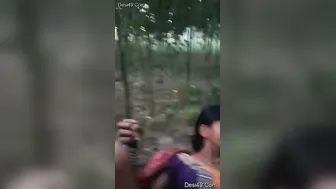 Village Girlfriend Fingering Her Pussy Outdoors With Me