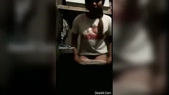 Horny Girlfriend Recording Herself Fingering Her Wet Pussy