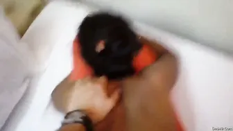 Cheating Married Bhabhi Giving Me Head Before Doggy Fucking
