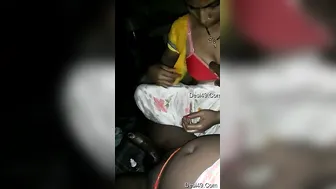 Married Woman Stroking Her Husband Dick Before Riding Session