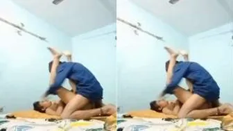 Desi Lovers Kissing And Fucking In Bedroom Passionate Session