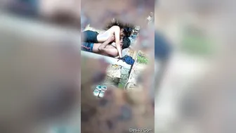 College Lovers Making Out Behind Campus Buildings Getting Wild