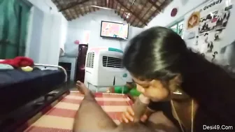 Indian GF Sucking My Dick Loving Every Inch Of It Good