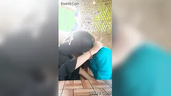 Sucking My Indian Babe's Tits While She Moans In Pleasure