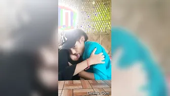Sucking My Indian Babe's Tits While She Moans In Pleasure