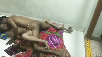 Village Couple Going At It Hard Her Moaning As He Pounds Her Wet