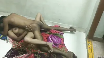 Village Couple Going At It Hard Her Moaning As He Pounds Her Wet