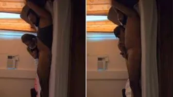 His Girlfriend Moaning Loud As He Eats Her Out Before Pounding