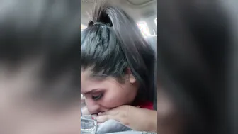 Sexy Nri Babe Sucking My Dick In The Backseat Of My Car