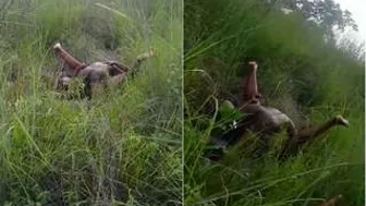 Horny Desi Couple Fucking Outdoors Behind The Village Temple