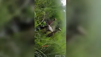 Horny Desi Couple Fucking Outdoors Behind The Village Temple