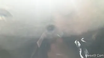 Sexy GF Sucking BF Dick Outdoor Behind Building