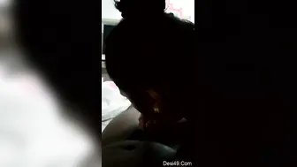 Indian Slut Wife Sucking Her Mans Dick Like A Pro At Home