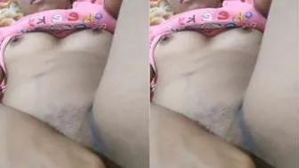 Cute GF Recording Herself Fingering For Her BF