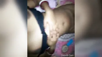 Indian Wife Taking His Cock Deep Down Her Throat At Home