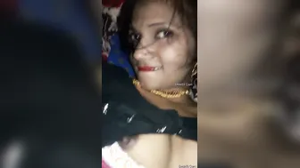 Married Slut Moaning Loud While Getting Fucked By Her Man At Home