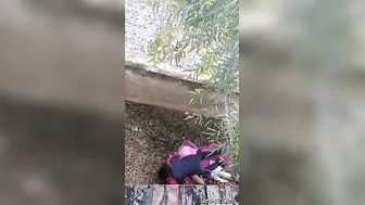 Outdoor Couple Caught Fucking Hard On A Hidden Camera Lens