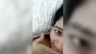 Nepali Bhabhi Giving Him A Sloppy Tit Fuck At Home Tonight
