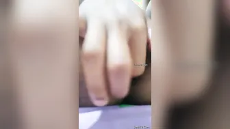 My Shy Girlfriend Fingering Her Wet Pussy Just For Me On Video