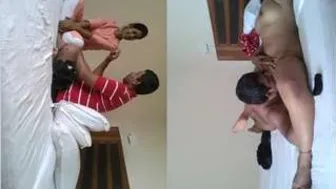 Horny Desi Couple Fucking Hard In Doggy Style On Their Bed