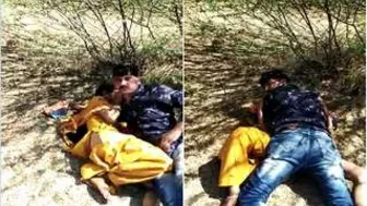 Village Wife Sneaking Behind The House To Fuck Her Lover Raw