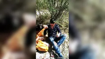 Village Wife Sneaking Behind The House To Fuck Her Lover Raw