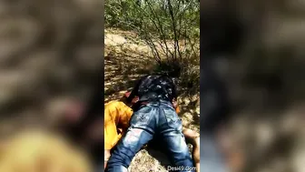 Village Wife Sneaking Behind The House To Fuck Her Lover Raw