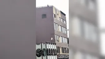 Couple Fucking Hard On Hotel Rooftop Late At Night Secretly