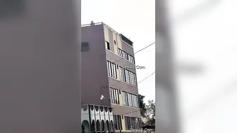 Couple Fucking Hard On Hotel Rooftop Late At Night Secretly
