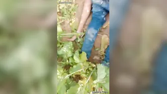 Village Couple Getting Caught Fucking Outside By Neighbors