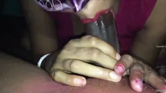 Bhabhi Treating Hubby To Amazing Blowjob Before Breakfast