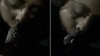 Wife Giving Road Head In Car Sucking Him Dry While He Drives By