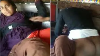 Girl Getting Fucked Rough In The Back Of His Truck On Highway