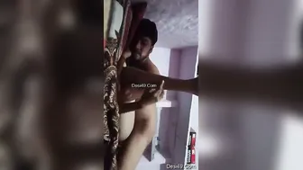 Couple Kissing Hard Before She Rides Him Till They Both Finish