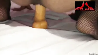 Desi Bhabhi Playing With Her Dildo Moaning Loud Home Alone Today