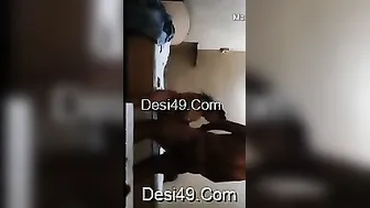 Village Bhabhi Entertaining Her Paying Customer In Cheap Hotel