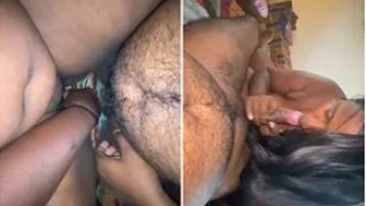 Tamil Wife Eagerly Sucking Her Hubby Cock Until He Explodes