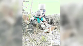 Outdoor Fucking Session With My GF Behind The Temple