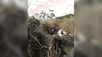 Outdoor Fucking Session With My GF Behind The Temple
