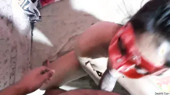 Horny Wife Sucking Dick Before Riding Her Favorite Dildo Toy
