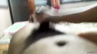 Married Neighbor Bhabhi Giving Me Sloppy Blowjob On The Roof