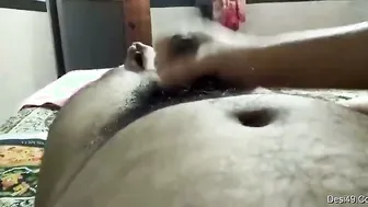 Married Neighbor Bhabhi Giving Me Sloppy Blowjob On The Roof