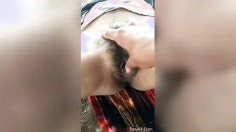 Lovers Fucking Outdoors Behind The Village Getting Wild