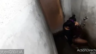 Married Couple Sneaking Bathroom Quickie While Guests Wait Out