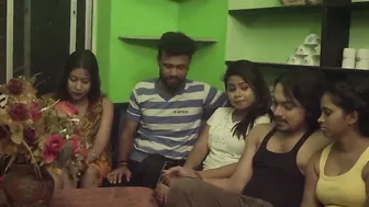 Horny Girlfriend Riding And Bouncing On Him In Small Flat Room