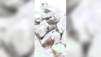 Desi GF Taking It Hard Outside Under The Open Sky