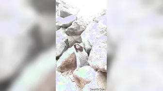 Desi GF Taking It Hard Outside Under The Open Sky
