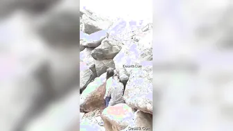 Desi GF Taking It Hard Outside Under The Open Sky