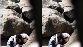 Desi Lovers Fucking Hard Outside Under The Open Sky Together