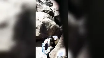 Desi Lovers Fucking Hard Outside Under The Open Sky Together